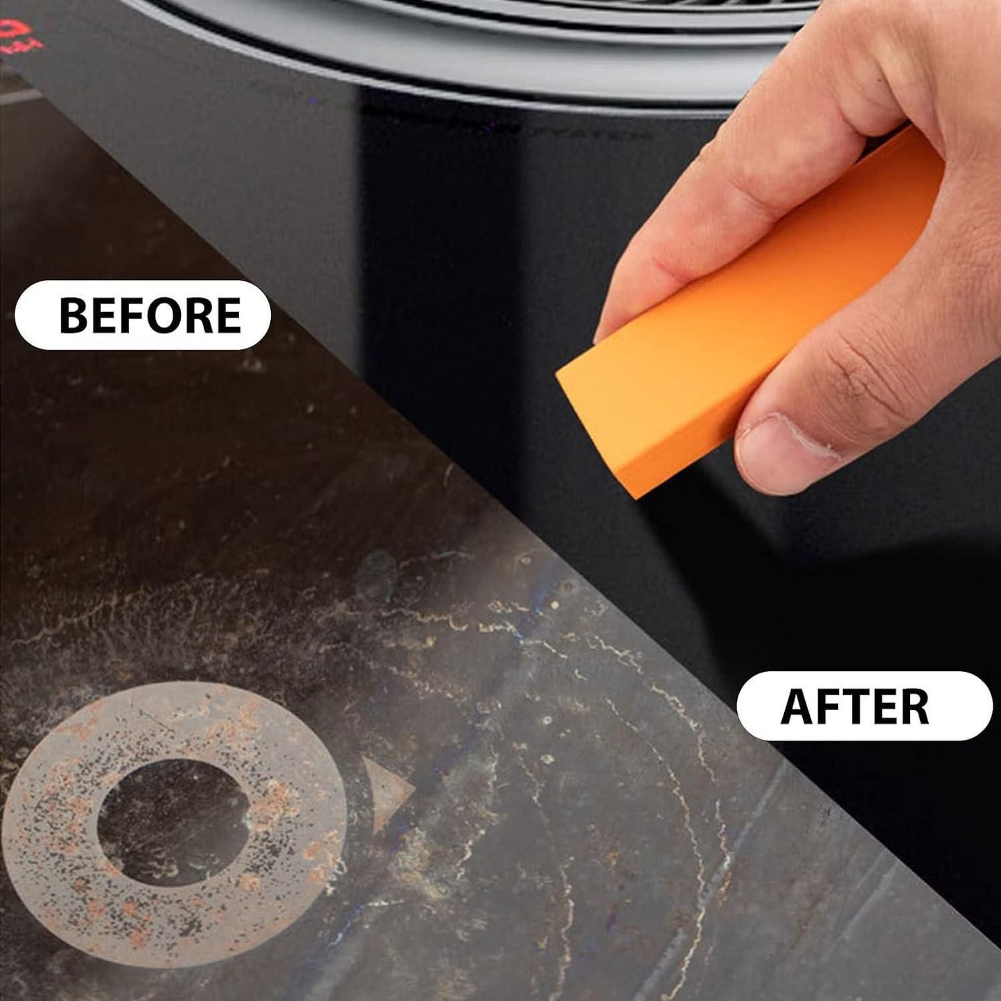 Rust Cleaning Easy Limescale Eraser Rust Remover for Kitchen Home